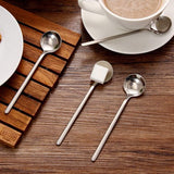 SourceTon Mini Theelepels RVS 8 Pak Koffie Britse Thee Dessert Taart IJs Cappuccino 13cm