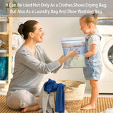 9 stuks wasnet voor wasmachine, waszak, waszak, extra grote waszak 50 x 40 cm met ritssluiting, wasnet groot, waszak geschikt voor jassen, bh, jeans, schoenen