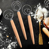 garde, Deense garde, 3 stuks, deegmixer, 33 cm, brooddeeg, garde, eiermixer voor keuken, brood, deeg, cake, gebak