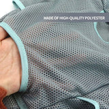 Plastic zakhouder, vuilniszakhouder, boodschappentas, plastic zakken, organizer, opvouwbaar, hangend, ademend, net-afvalzakken, herbruikbare plastic zakdispenser voor thuis en keuken, 2 stuks