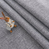 Tafelkleed linnenlook vierkant tafelkleed waterafstotend tafellinnen, 1 stuk, 135 x 160 cm, grijs