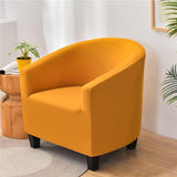 Armchair Protector, Elastic Armchair Throw, Plain Modern Club Chair, Stretch Armchair Cover, Universal Sofa Cover for Single Sofa, Club Chair, Cocktail Chair (Golden)