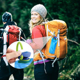 Opvouwbare drinkfles, herbruikbare drinkfles, opvouwbaar, voor wandelen, reizen, avontuur, 2 stuks