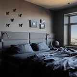 2 stuks zwarte jashaken, roestvrij stalen metalen kledinghaken, vlinderkleerhaken, vlinder-opberghaken, geschikt voor slaapkamer, badkamer en andere plaatsen