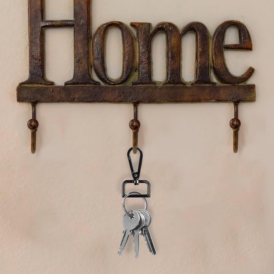 Verschillende metalen karabijnhaken, sleutelhangers, haken met D-ring (verpakking van 16 stuks), 26 mm breed, draaibare karabijnhaak, klein, karabijnhaak voor sieraden, handtassen,