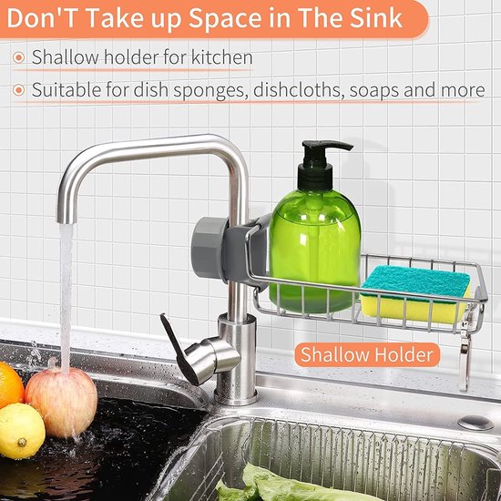 Doucheplank zonder boren, roestvrij staal, voor douchestang, 2 stuks zeephouders, douchegelhouder, doucheplank voor shampoohouder, opbergrek voor badkamer, keuken, douchemanden, organizer