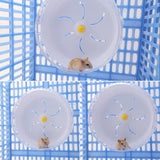 Hamster loopwiel, 8,3 inch stil spinnerwiel voor kleine huisdieren voor muizen Chinchilla cavia hamster