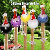 5 hars kip, tuindecoratie, creatief en compact, geschikt voor tuintuin, balkondecoratie, kamer en slaapkamerdecoratie (vijf)..