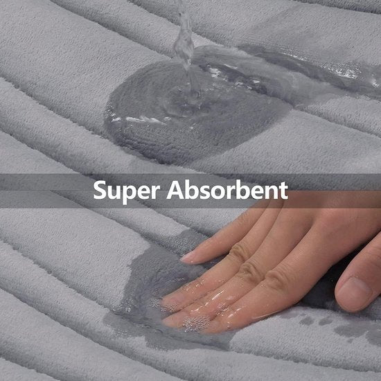 Badkamertapijt, zachte badmat, antislip, absorberend, wasbaar, douchemat, 40 x 60 cm Badkamertapijt, zachte badmat, antislip, absorberend, wasbaar, douchemat, 40 x 60 cm