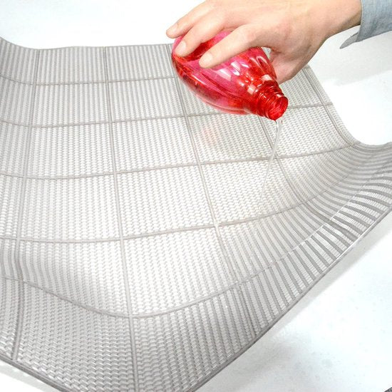 douchemat ringmat, antislip drainagemat 90 x 400 cm, badmat vloermat voor binnen en buiten, voor keuken, zwembad en badkamer