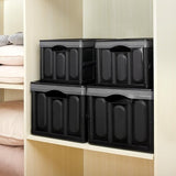 2 stuks 55 l professionele vouwbox transportbox opbergdoos met deksel en handgreep van kunststof, herbruikbaar