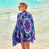 Strandhanddoek, microvezel, badhanddoek, 180 x 80 cm, sneldrogend, strandlaken, zandvrije strandhanddoek, reishanddoek voor reizen, zwemmen, strand, sport