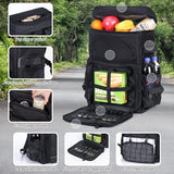 Koelrugzak, 35 L, thermische rugzak, koeltas, waterdichte picknickrugzak met flesopener voor picknick, kamperen, strand, wandelen, reizen, winkelen