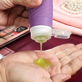 Siliconen reisflessenset 90 ml, set van 4 reisflessen om te vullen, lekvrij, cosmetische flessen voor het vullen van reizen, container, BPA-vrij, FDA-goedgekeurd, voor het vullen van douchegellotion