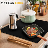 Grote siliconen inductiekookplaat, beschermingsmat, inductie, cooker, siliconenmat, inductie, beschermingsmat, inductie, kookbescherming, mat, warmte-isolerende pad voor inductiekookplaat