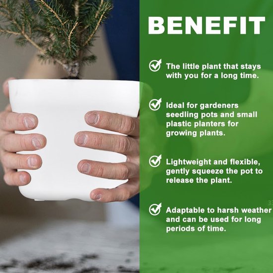 10 stuks witte bloempotten, kleine vierkante plantenpotten met schotels, kunststof bloempotten, moderne kweekpotten, vierkante pot, plantenpot, bloempot voor planten, balkon (9 x 9 x 8 cm)