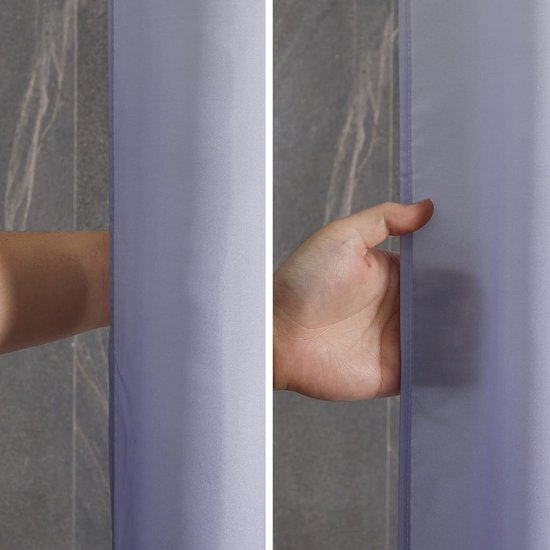 Textiel douchegordijn gemaakt van stof, anti-schimmel, waterdicht, wasbaar