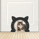 Kattenluik, binnendeur, kattenluik, kattenluik voor katten tot 10 kg, kattentunnel voor kamerdeuren