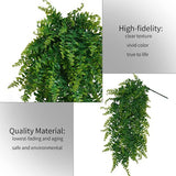 Kunstmatige hangplant, nepklimop, hangende slingers voor bruiloft, tuin, wanddecoratie, hangmanden, bruiloftsslinger (2 stuks)