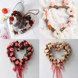 Pure handgeweven rotanring, milieuvriendelijk, duurzaam, decoratief en herbruikbaar. Houd er rekening mee dat er lichte kleur- en maatverschillen kunnen optreden