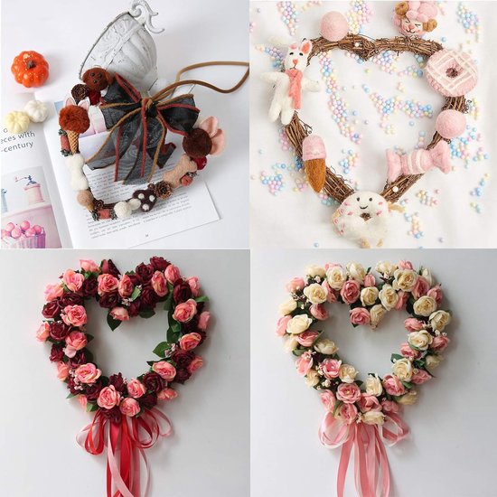 Pure handgeweven rotanring, milieuvriendelijk, duurzaam, decoratief en herbruikbaar. Houd er rekening mee dat er lichte kleur- en maatverschillen kunnen optreden