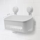 Doucheplank zonder boren - doucheplank douchemand - doucheopbergzuignap - shampoohouder - doucheplank zuignap - tandenborstelhouder zeephouder - 10 KG