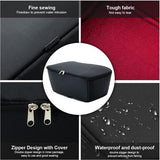 Fietsmand, schooltassenmand, universele fietsmand achter, 20 liter, grote capaciteit, bagagedrager, waterdichte fietsmand, metaal