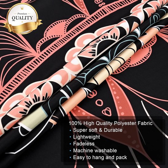 Mandala wandtapijt Indiaas Boheems hippie wanddoek muur deocratie roze lotustapijt esthetisch voor kamer slaapzaal slaapkamer 150x130cm