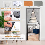 Balkondeur, vliegenhor, 80 x 200 cm, magnetische insectenwerende balkondeur, zonder boren, verdikt vliegengordijn, insectenwerende deur, voor balkondeur, woonkamer, kelderdeur en terrasdeur