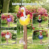 5 hars kip, tuindecoratie, creatief en compact, geschikt voor tuintuin, balkondecoratie, kamer en slaapkamerdecoratie (vijf)..