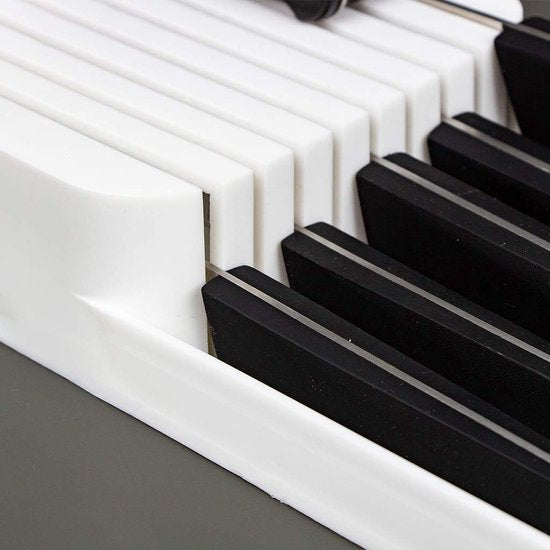 Fresh Mesorganizer voor 18 messen (wit), tweetraps voor de keukenlade of vrijstaand, bestekbak, opbergsysteem keuken, lade-organizer keuken, opbergen, keuken, 39 x 14 cm