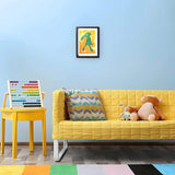 Muurfoto's voor de slaapkamer, prachtige muurafdrukken op geel canvas, muurkunst voor de badkamer, waterdicht, geweldig als cadeau voor jongens of keukendecoratie, 20 x 30 cm.