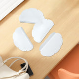 4 stuks mini zelfklevend zwevende plank zonder boren acryl plank zonder boren mini zwevende plank wit voor slaapkamer, woonkamer, keuken, badkamer