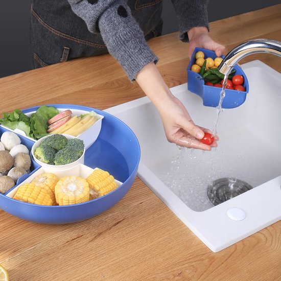 Set van 2 plastic snoep- en notenserveercontainers met deksels 29 cm verdeeld 5 compartimenten Snackkommen Dienblad Aperitiefbakje voor voedselopslag