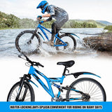 Fietsbeschermerset Volledige dekking voor voor- en achterwielen, 24-29 inch