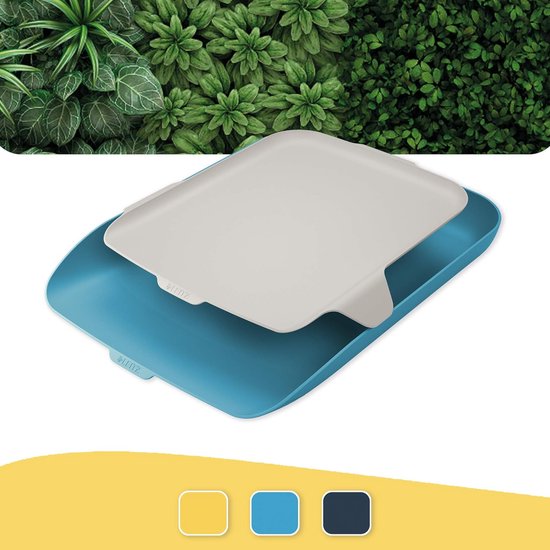 brievenmand met organizer, zachtblauw, Cosy serie