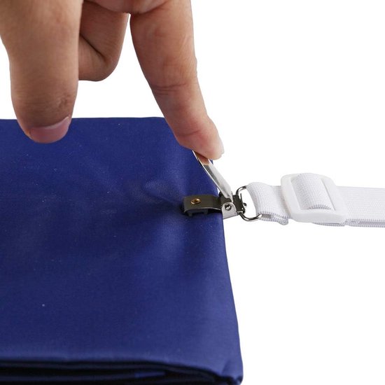 12 stuks bedlakenspanners, elastische hoeslakenspanners, verstelbare hoeslakenhouder, wit, lakenspanner met metalen clips voor laken, matras, strijkplank of bank