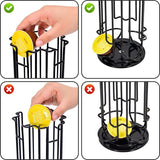 Koffiecapsulehouder, capsuledispenser voor 24 Dolce Gusto capsules, capsulestandaard voor het opbergen van koffiecapsules, koffiepadhouder, antislip basis, draaibaar, zwart
