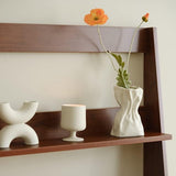 Papieren zak keramische vaas Crinkle papieren zak ontwerp voor bloemstukken, woonkamer en eettafeldecoratie