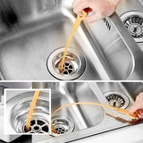 Drain Unblocker Buisreinigingsspiraal 3 Stks 155mm Gereedschap Lente Pijp Baggerwerk Tool Sink Unblocker Tool Plug Unblocker Afvoer Haar Klomp Remover Afvoer Schoonmaakborstel voor Aanrecht Badkamer Douche