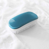 Handwasborstel, zachte borstel, 3 stuks kleurrijke handgehouden details bescherming reinigingsborstel gereedschap voor kleding, schoenen, tapijt, keukenspoelbak, badkamer, badkuip (geel, rood, blauw)