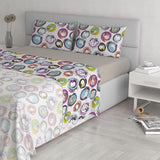 beddengoed, microvezel, Paars, tweepersoonsbed, 280 x 250 x 2 cm