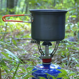 3-delige camping-kookgereiset, 1-persoons, kookpannenset, aluminium pan, licht, opvouwbaar, outdoor kookset met pan, pan/kom voor hiking, trekking, rugzakreizen