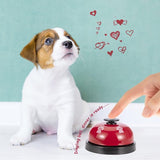 Trainingsbelletjes voor huisdieren, 2 stuks, trainingsbelletjes voor hondenkatten, deurbellen voor potjescommunicatie en netheidstraining met grote knop