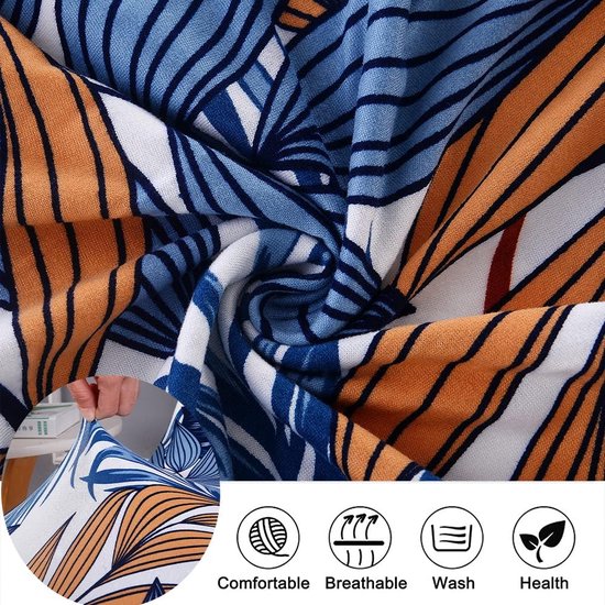 Eetkamerstoelhoes, Scandinavische kuipstoel, overtrek, eetkamerstoel, beschermhoezen, stretch - set van 4 - Ye Yu