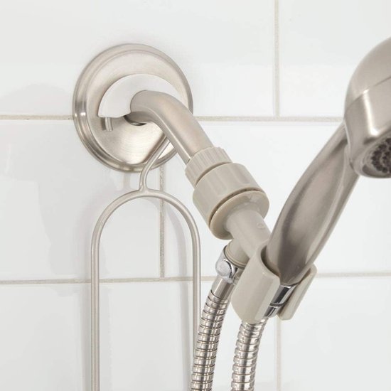 Doucherek - voor de badkamer - voor shampoo, conditioner, zeep - 4 schappen - satijn