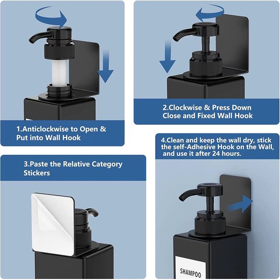 Zeepdispenser Zuignap Zeepdispenser Wandmontage Geen Boren 450 Ml, Hotel Zeepdispenser Pers Wandmontage Voor Douche, Zeepdispenser Handmatige Dispenser Voor Douchegel Shampoo Desinfectiemiddel Afwasmiddeldispenser Wit Handzeep Dispenser Zeepdispenser Zuignap Zeepdispenser Wandmontage Geen Boren 450 Ml, Hotel Zeepdispenser Pers Wandmontage Voor Douche, Zeepdispenser Handmatige Dispenser Voor Douchegel Shampoo Desinfectiemiddel Afwasmiddeldispenser Wit Handzeep Dispenser