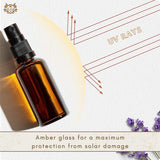 Set 9 spuitflessen van glas, 100 ml. Bruin glas spuitflessen. Navulbare reisflessen. Verstuivers voor parfums en cosmetica.