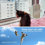 Outdoor zelfklevende haken, 50 stuks, geschikt voor kattennet balkon, kattennet voor balkon, zonder boren, kattennet zonder boren, kattenbeschermingsnet (zonder kattennet)