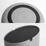 Prullenbak donkergrijs, zwart